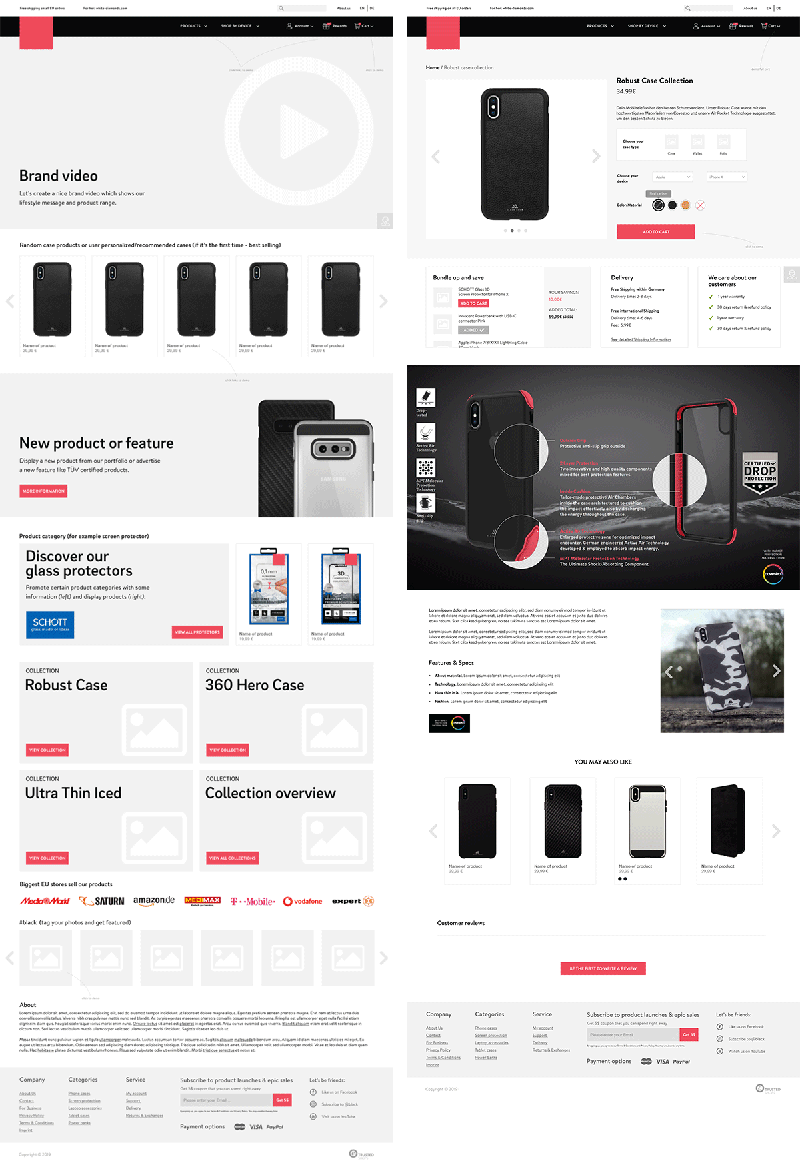 E-Commerce Concept — Web Design