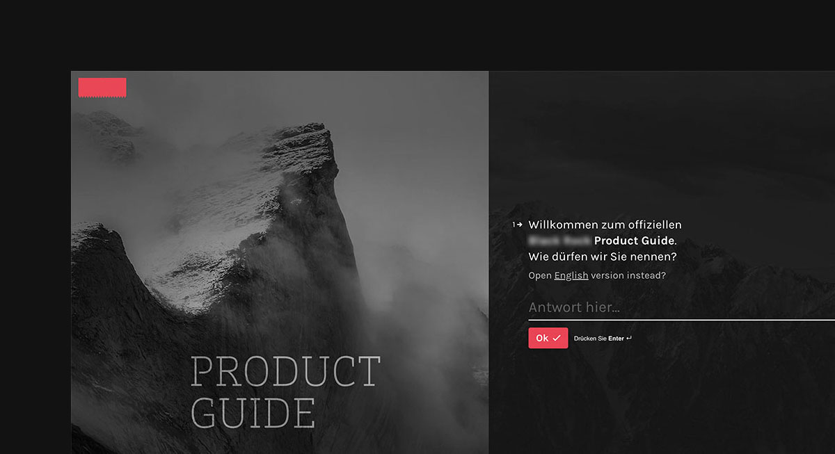 Product Guide — Web Design